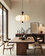 Jovian White Sculpted Pendant Lamp