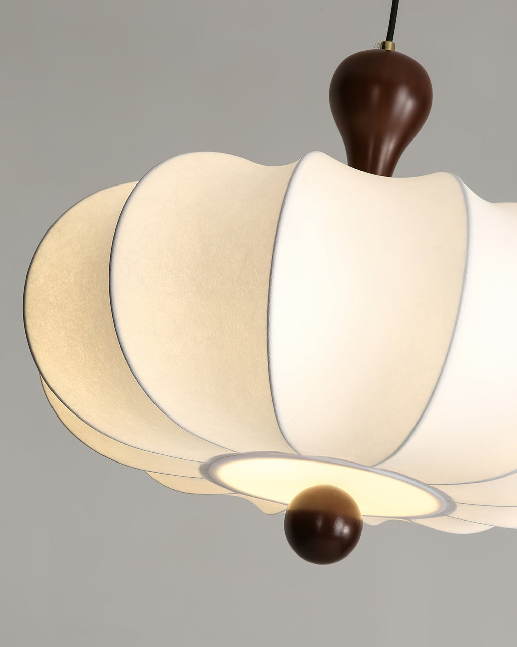 Jovian White Sculpted Pendant Lamp