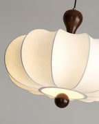 Jovian White Sculpted Pendant Lamp