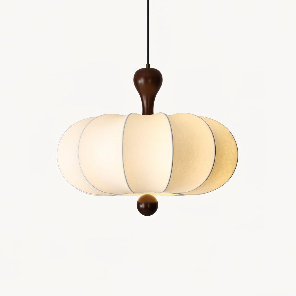 Jovian White Sculpted Pendant Lamp