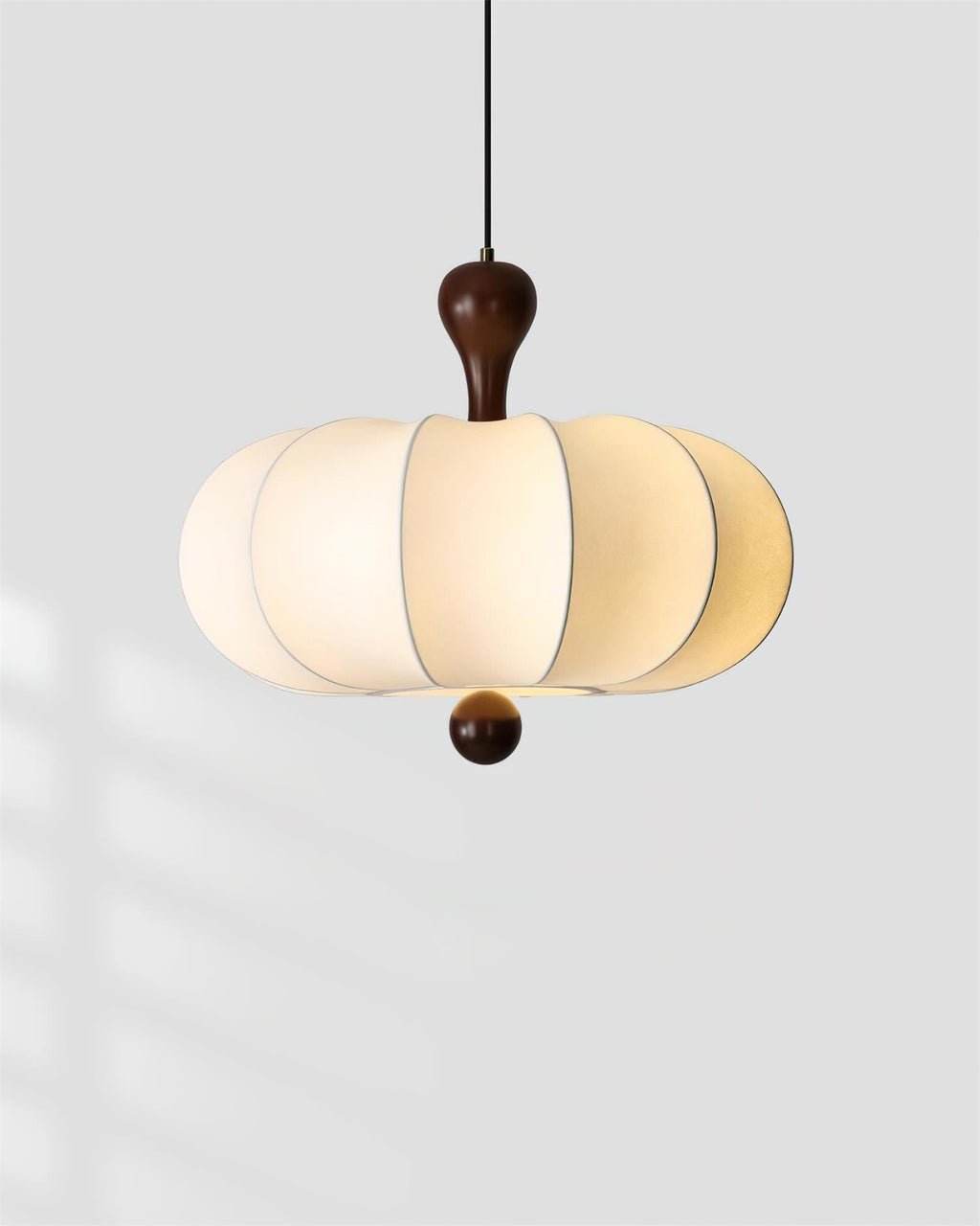 Jovian White Sculpted Pendant Lamp