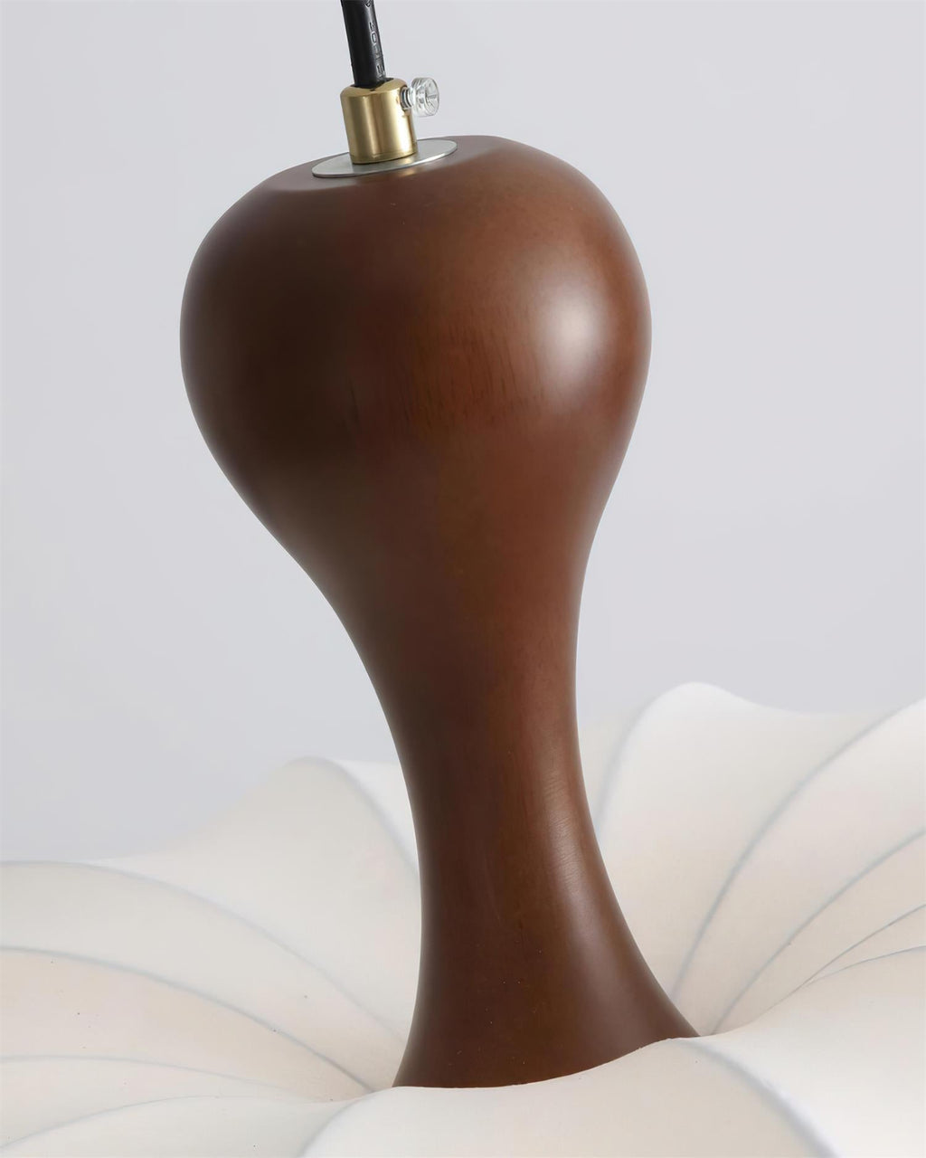 Jovian White Sculpted Pendant Lamp