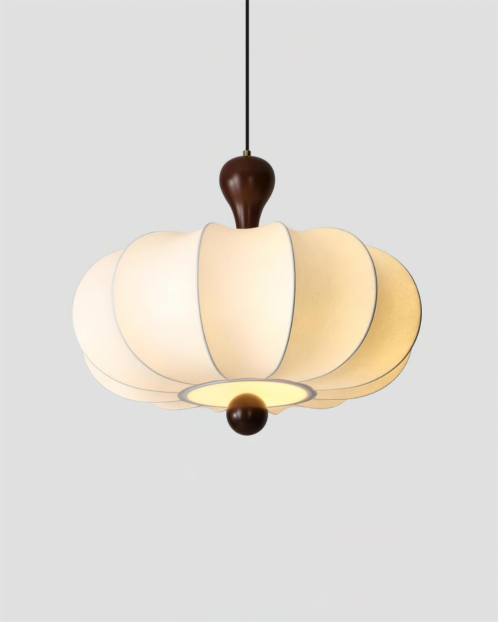 Jovian White Sculpted Pendant Lamp