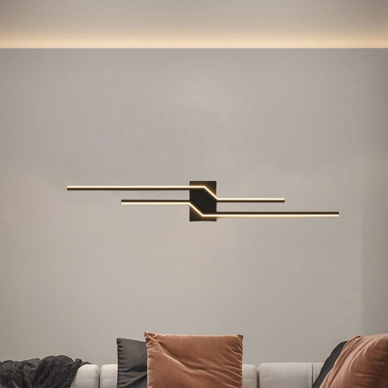 Arisha Modern Minimalist Linear Metal Vanity Wall Light