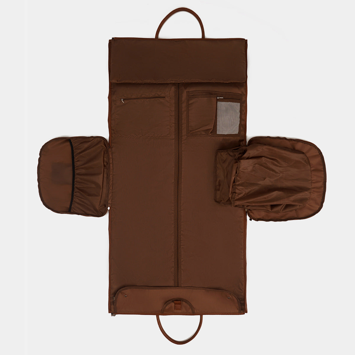 Travel Clothes Bag PU Leather Garment Duffel – Carry-On Suit Clothing Bag, Dress Clothes Bag & Weekend Duffel for Men Women