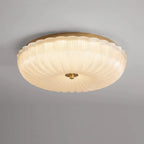 Halo Ceiling Light Ripple Glass