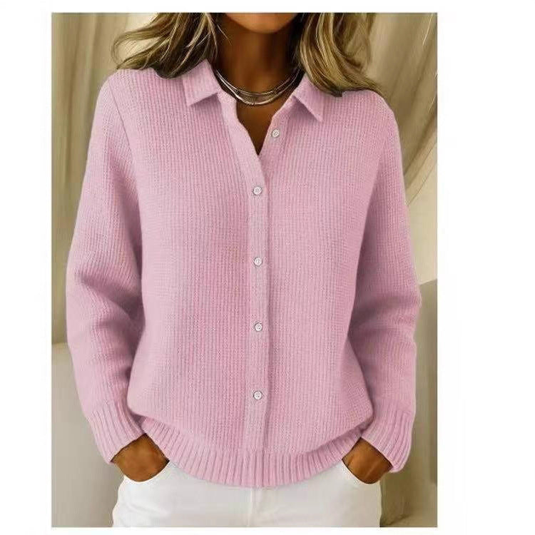 Elaine | Classic Knit Button Cardigan