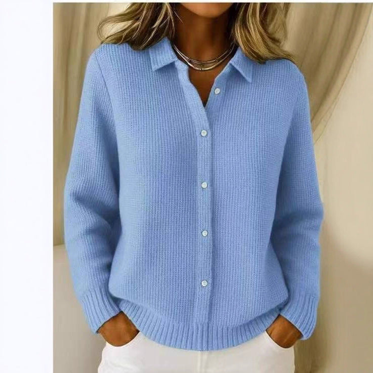 Elaine | Classic Knit Button Cardigan