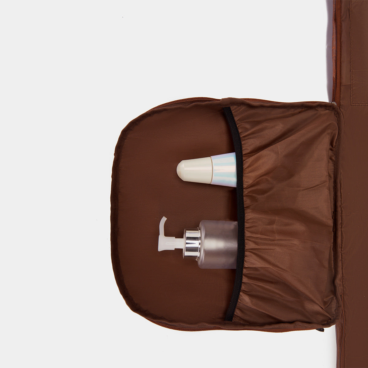 Travel Clothes Bag PU Leather Garment Duffel – Carry-On Suit Clothing Bag, Dress Clothes Bag & Weekend Duffel for Men Women