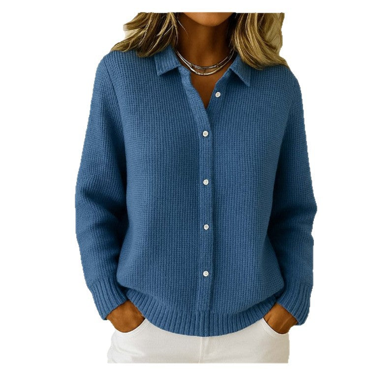 Elaine | Classic Knit Button Cardigan