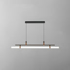 Inari Modern Linear Metal Pendant Light,Black/Gold