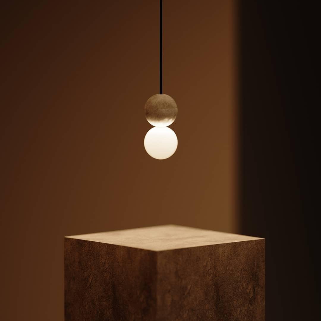 Cement Orb Pendant Light Natural Texture Hardwired Dining Room Kitchen — Cement Sandstone 4 Variants