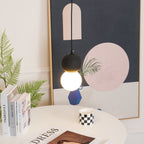 Cement Orb Pendant Light Natural Texture Hardwired Dining Room Kitchen — Cement Sandstone 4 Variants
