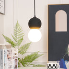 Cement Orb Pendant Light Natural Texture Hardwired Dining Room Kitchen — Cement Sandstone 4 Variants