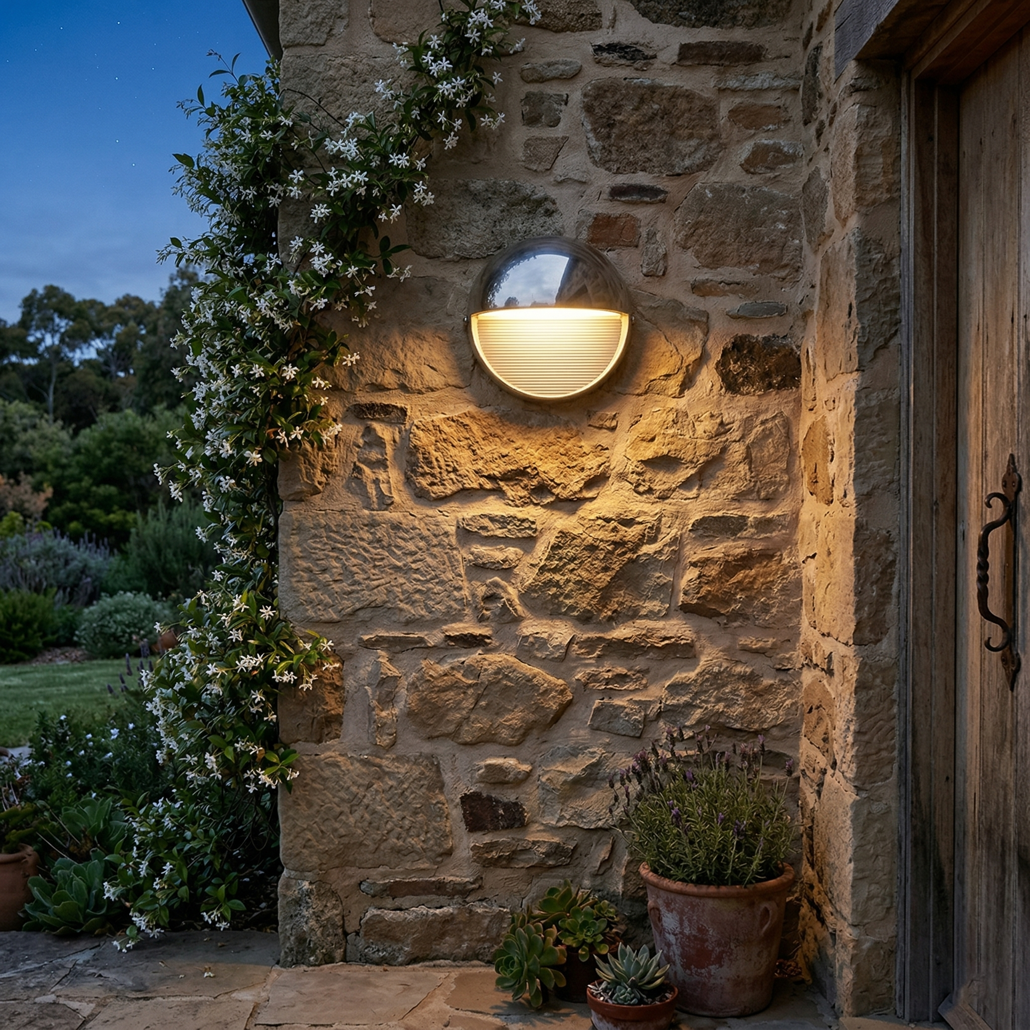 Marine Outdoor Wall Sconce Industrial Vintage Waterproof Porch Courtyard — Silver Gold Black 4 Models