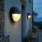 Marine Outdoor Wall Sconce Industrial Vintage Waterproof Porch Courtyard — Silver Gold Black 4 Models