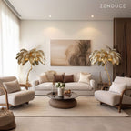 PALMERA Feather Floor Lamp LED Luxury Sculptural Living Room Bedroom — 3 Sizes 4 Colors