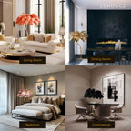 PALMERA Feather Floor Lamp LED Luxury Sculptural Living Room Bedroom — 3 Sizes 4 Colors