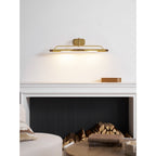 Pania Brass Linear Wall Lamp Modern LED Bedroom Living Room Mirror Light — 17 to 29 Inch