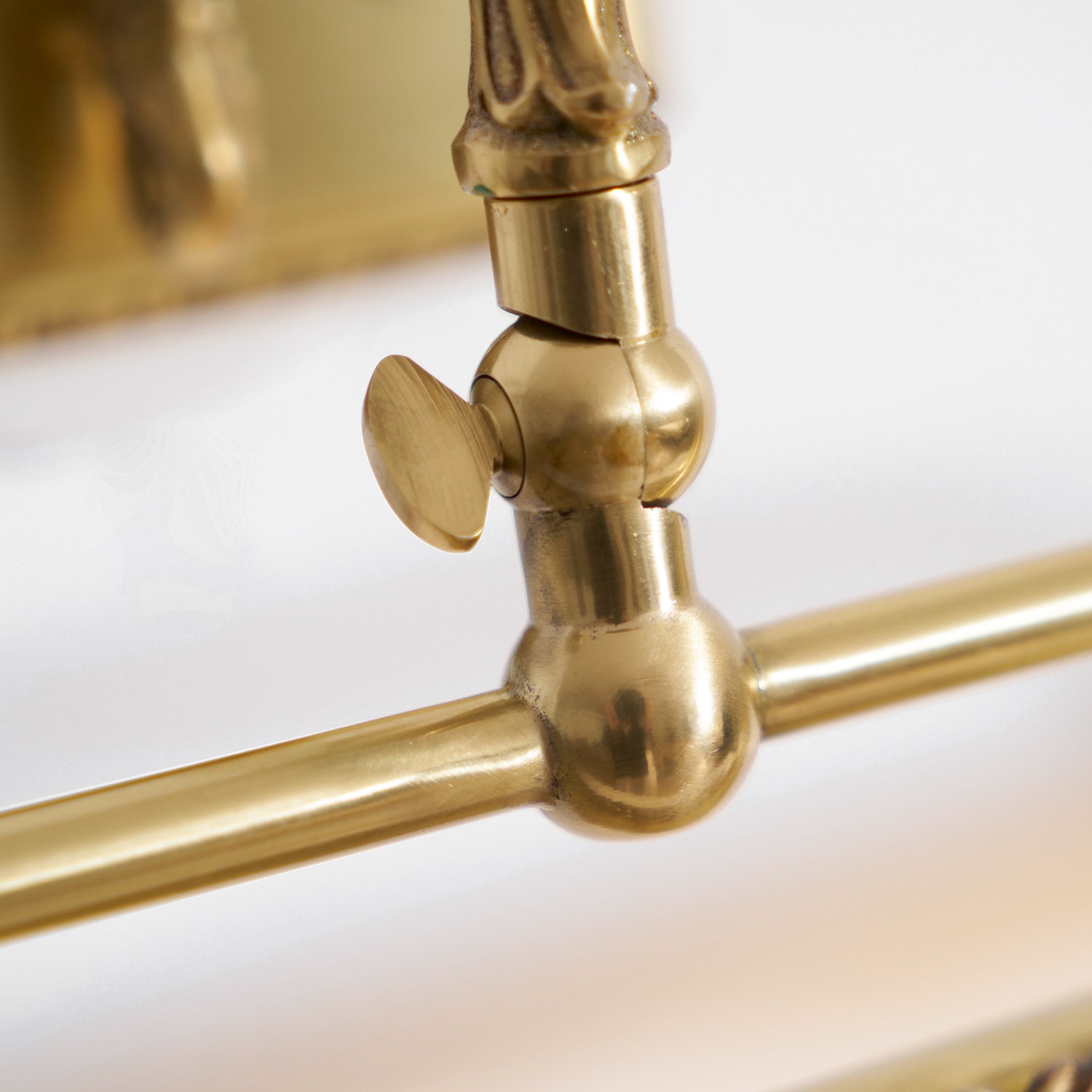 Pania Brass Linear Wall Lamp Modern LED Bedroom Living Room Mirror Light — 17 to 29 Inch