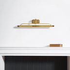 Pania Brass Linear Wall Lamp Modern LED Bedroom Living Room Mirror Light — 17 to 29 Inch