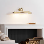 Pania Brass Linear Wall Lamp Modern LED Bedroom Living Room Mirror Light — 17 to 29 Inch