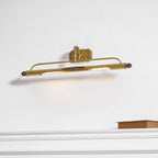 Pania Brass Linear Wall Lamp Modern LED Bedroom Living Room Mirror Light — 17 to 29 Inch