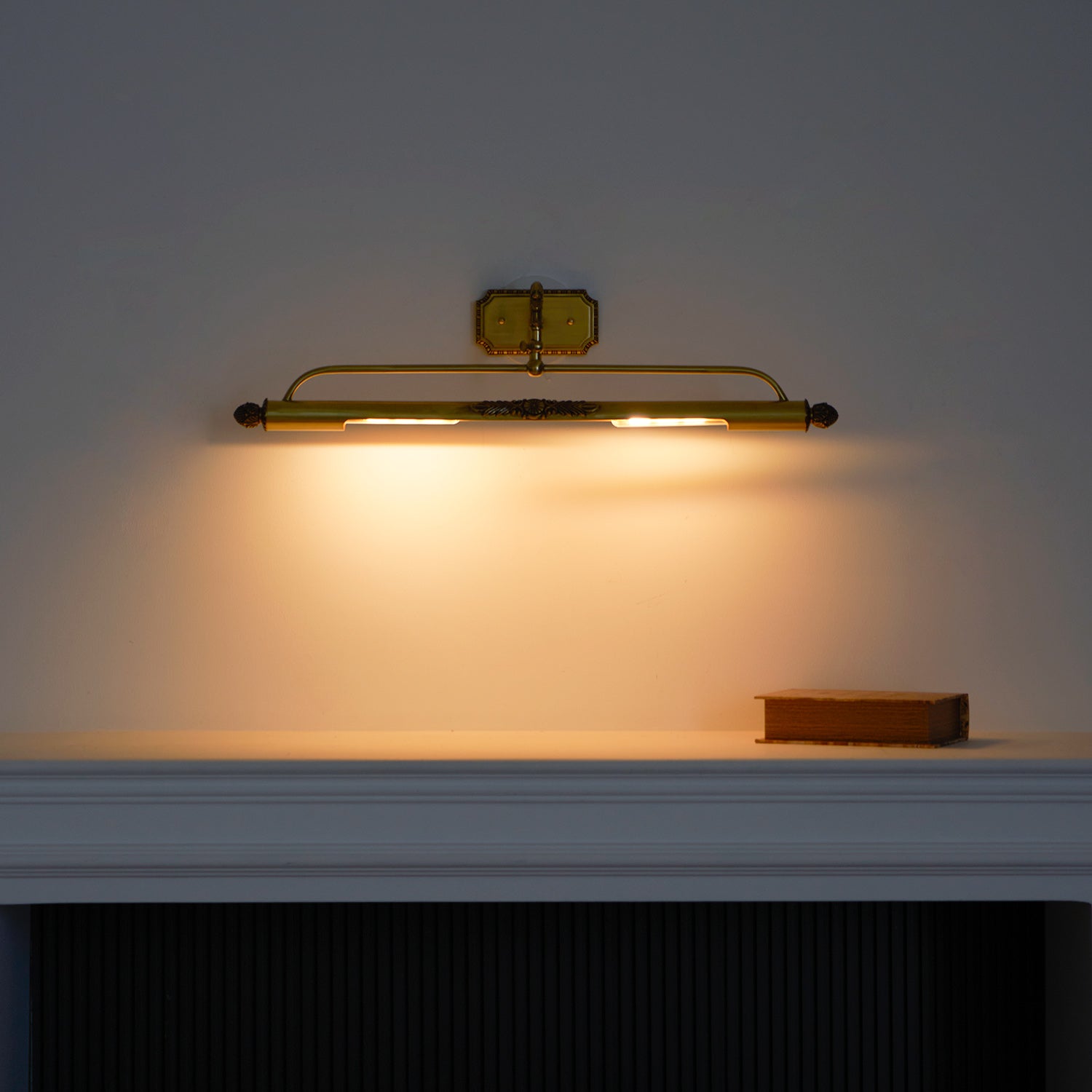 Pania Brass Linear Wall Lamp Modern LED Bedroom Living Room Mirror Light — 17 to 29 Inch