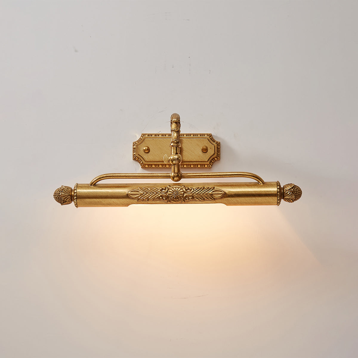 Pania Brass Linear Wall Lamp Modern LED Bedroom Living Room Mirror Light — 17 to 29 Inch