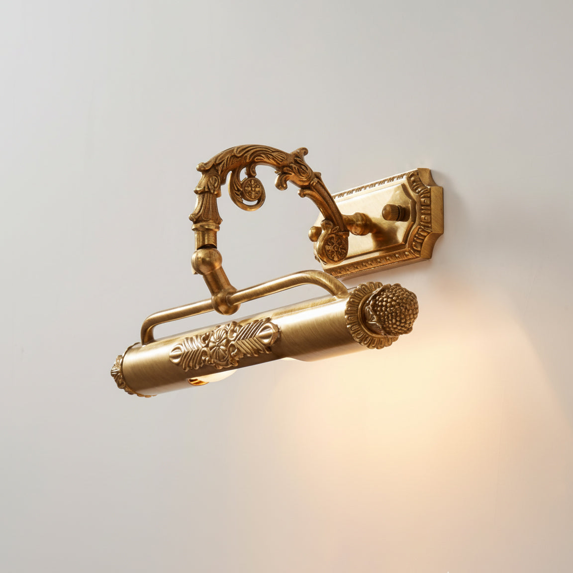 Pania Brass Linear Wall Lamp Modern LED Bedroom Living Room Mirror Light — 17 to 29 Inch