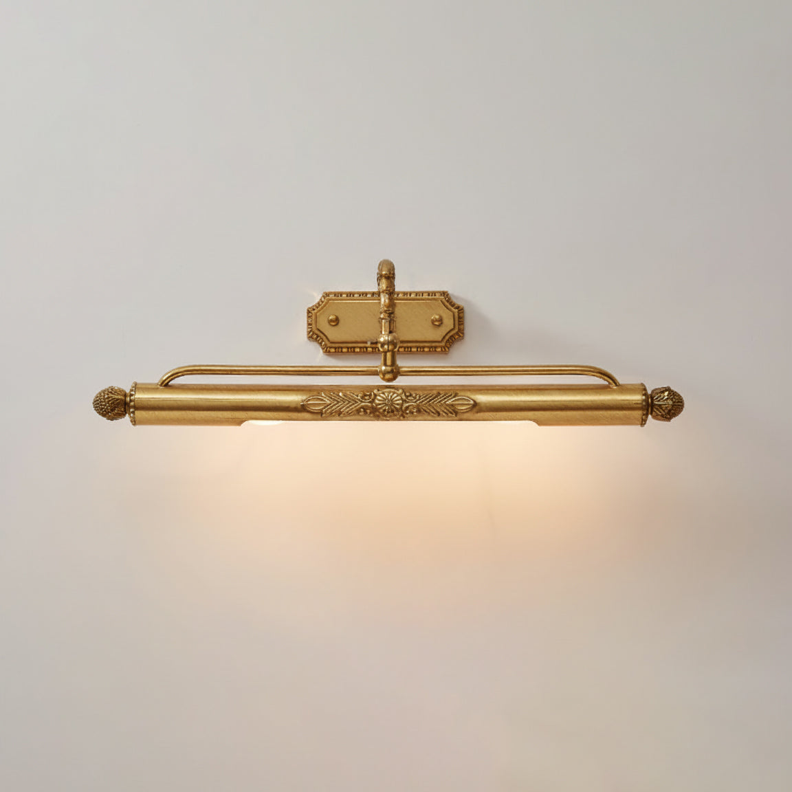 Pania Brass Linear Wall Lamp Modern LED Bedroom Living Room Mirror Light — 17 to 29 Inch