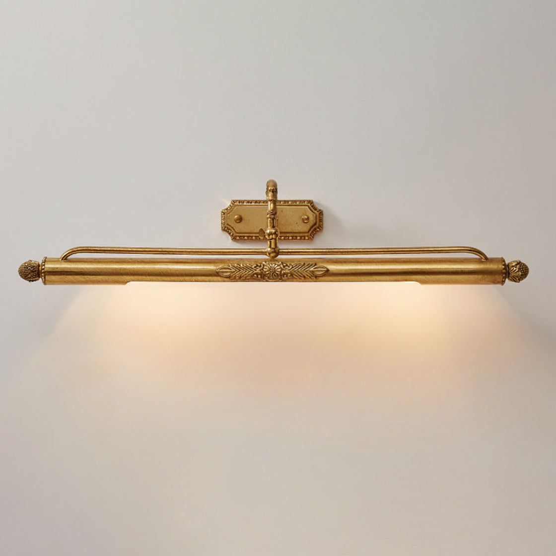 Pania Brass Linear Wall Lamp Modern LED Bedroom Living Room Mirror Light — 17 to 29 Inch