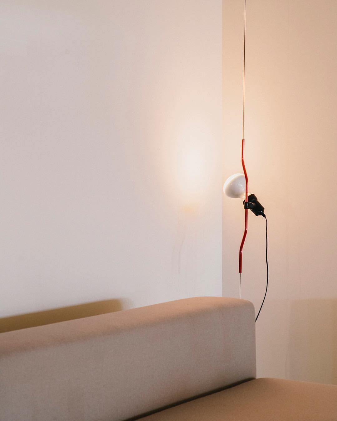 Floor-to-Ceiling Tension Cable Lamp Adjustable Spotlight LED Modern Living Room Bedroom Office — 4 Finishes