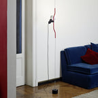 Floor-to-Ceiling Tension Cable Lamp Adjustable Spotlight LED Modern Living Room Bedroom Office — 4 Finishes