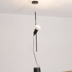 Floor-to-Ceiling Tension Cable Lamp Adjustable Spotlight LED Modern Living Room Bedroom Office — 4 Finishes