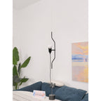Floor-to-Ceiling Tension Cable Lamp Adjustable Spotlight LED Modern Living Room Bedroom Office — 4 Finishes
