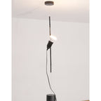 Floor-to-Ceiling Tension Cable Lamp Adjustable Spotlight LED Modern Living Room Bedroom Office — 4 Finishes