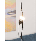 Floor-to-Ceiling Tension Cable Lamp Adjustable Spotlight LED Modern Living Room Bedroom Office — 4 Finishes