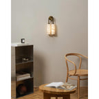 Payson Alabaster Wall Lamp Large Format Natural Stone LED Luxury Bedroom Living Room — 3 Plug Options
