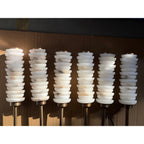 Payson Alabaster Wall Lamp Large Format Natural Stone LED Luxury Bedroom Living Room — 3 Plug Options