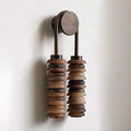 Antique brass & Brown Alabaster