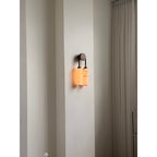 Payson Alabaster Wall Lamp Large Format Natural Stone LED Luxury Bedroom Living Room — 3 Plug Options