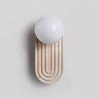 Pebivo Elegant Travertine Wall Lamp – Modern Natural Stone Sconce