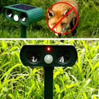 Solar Ultrasonic Fox Deterrent – Motion-Activated Animal Repeller for Garden, Lawn & Outdoor