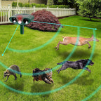 Solar Ultrasonic Fox Deterrent – Motion-Activated Animal Repeller for Garden, Lawn & Outdoor