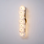 Cevra Elegant Alabaster Flower Wall Lamp
