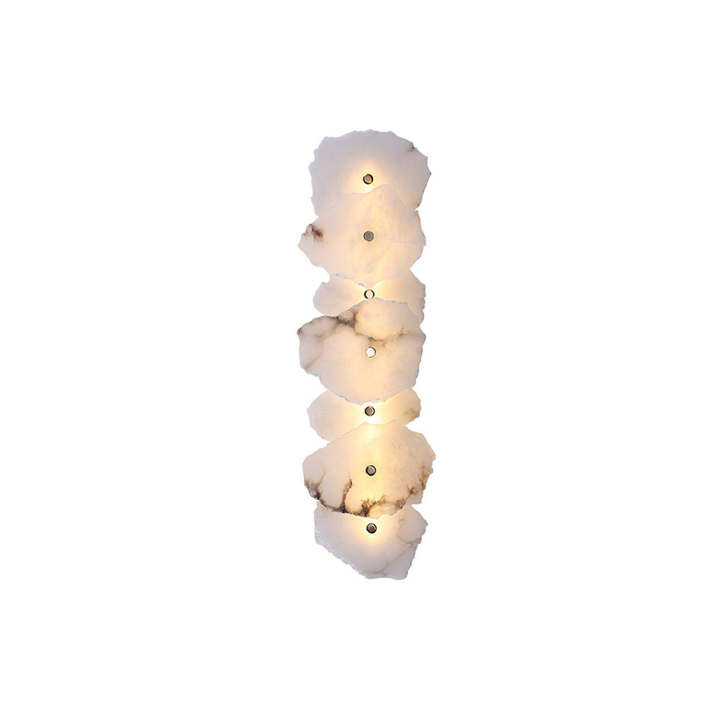 Cevra Elegant Alabaster Flower Wall Lamp