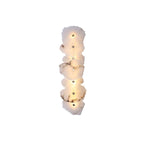 Cevra Elegant Alabaster Flower Wall Lamp