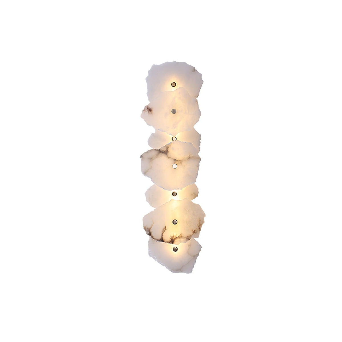 Cevra Elegant Alabaster Flower Wall Lamp