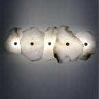 Cevra Elegant Alabaster Flower Wall Lamp